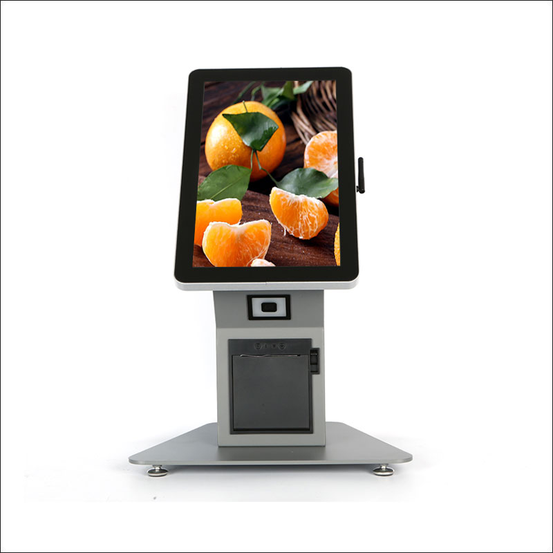 15.6 21.5 Inch Portrait Touchscreen Self Ordering Kiosk