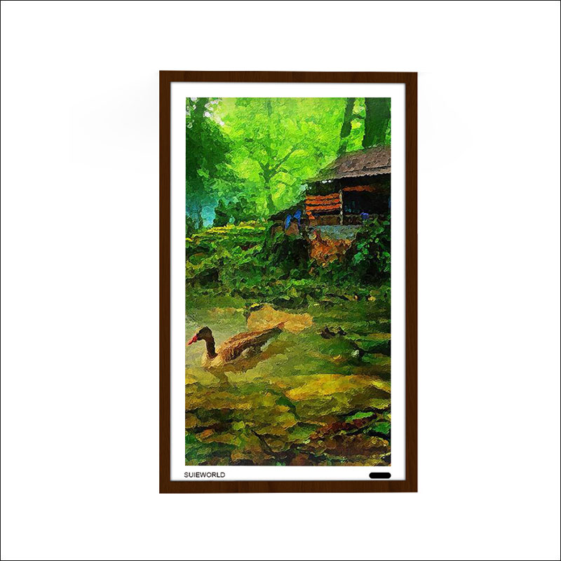 Nft Digital Photo Wood Frame Dekorasyon sa Pader ng Bahay