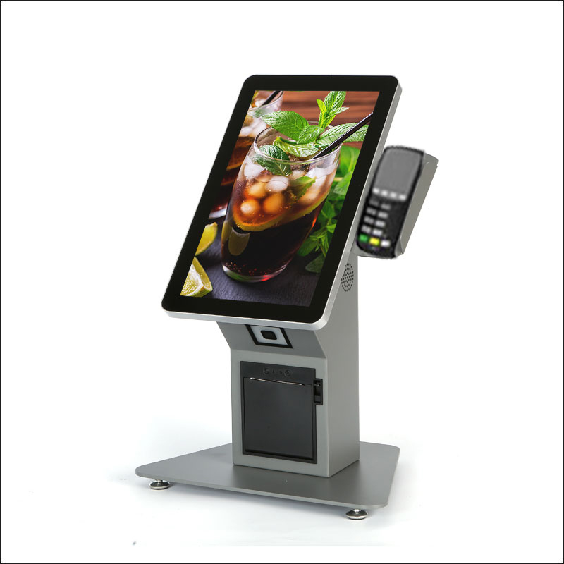 Receipt Printing Kiosk na may Qr Code Scanner